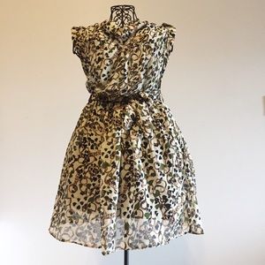 Sale. Vintage style multicolored dress size L